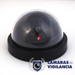 Cámara de CCTV falsa domo con luz