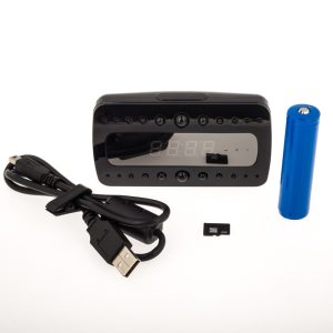 Despertador espía con cámara oculta