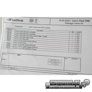 Antena Satlink fleet one FB250 comunicación satelital
