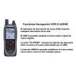 Walkie talkie Icom IC-A25NE banda aérea VHF