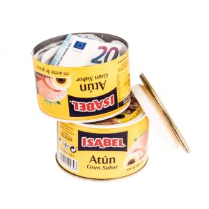 lata de atún ocultación